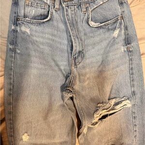 Zara Light Blue Denim straight jeans